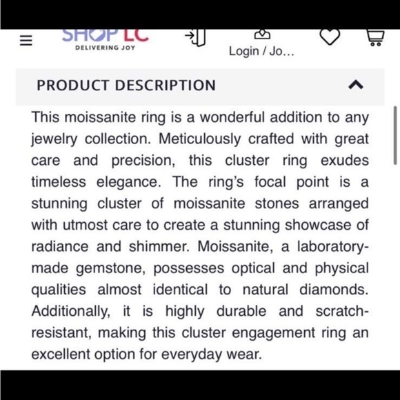 4.35 ctw Platinum Over Sterling Silver Cluster Ring (Size 6.0) Made with Zircon - Picture 8 of 8